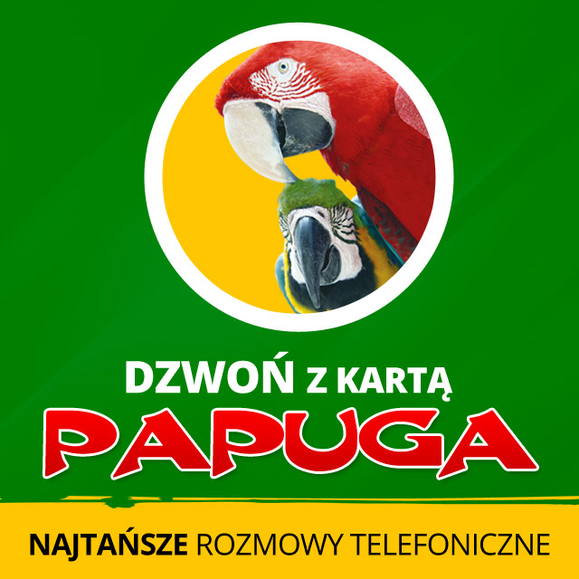 PAPUGA | najtańsze rozmowy telefoniczne